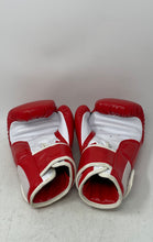Load image into Gallery viewer, Trideer Mens Red White Fitness Hook & Loop Training Sparring Boxing Gloves 12 OZ