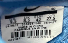 Load image into Gallery viewer, Nike Mens Triple Jump Elite 705394-446 Blue Track And Field Spikes Shoes Sz 9.5