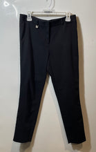 Load image into Gallery viewer, Karl Lagerfeld Womens Black Flat Front Regular Fit Trouser Pants No Size