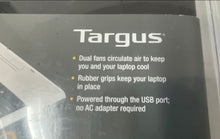 Load image into Gallery viewer, Targus Laptop Chill Mat PA248U USB Powered Dual Fan Cooling Pad Stand Not Tested
