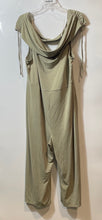 Load image into Gallery viewer, Forever 21 Womens Light Olive Green Cowl Neck One-Piece Jumpsuit Size 3X