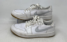 Load image into Gallery viewer, Nike Mens Air Jordan 1 Low G White Gray Lace-Up Low Top Sneaker Shoes Size 7