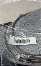 Load image into Gallery viewer, Guess Womens Navy Blue Monogram Adjustable Strap Zipper Sling Backpack