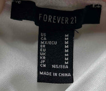 Load image into Gallery viewer, Forever 21 Womens White Back Zipper Long Sleeve Cocktail Bodycon Dress Size M