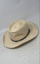 Load image into Gallery viewer, Stetson Mens Royal Flush Beige 10X Shantung Straw Cowboy Hat Size 55-6 7/8