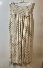 Load image into Gallery viewer, Altar'd State Womens Oatmeal Polka Dot Elastic Waist Wide-Leg Ankle Pants Size S