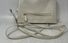 Load image into Gallery viewer, Giani Bernini Womens White Leather Inner Outer Pocket Crossbody Handbag