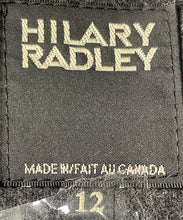 Load image into Gallery viewer, Hilary Radley Womens Black Wood Faux Fur Trim Hooded Snap Winter Coat Size 12