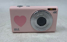 Load image into Gallery viewer, DC402 Pink 16x Powerful Zoom F/32 48.0 MP 4K Digital Camera Not Tested