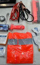 Load image into Gallery viewer, Diamond Driven Multicolor Automotive Roadside Safety Emergency Kit With Bag