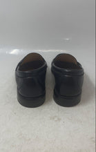 Load image into Gallery viewer, Sebago Mens Black Leather Moc Toe Slip-On Penny Loafer Shoes Size 7