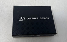 Load image into Gallery viewer, Leather Design Mens Brown ID Window Inner Pocket Card Holder Bi-Fold Wallet