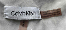 Load image into Gallery viewer, Calvin Klein Womens Multicolor Gingham Bell Sleeve V-Neck Pullover Blouse Top M