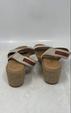 Load image into Gallery viewer, Pinaz Womens 531 Lino Beige Open Toe Wedge Heel Espadrille Sandals Size 40