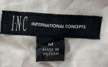 Load image into Gallery viewer, I.N.C International Concepts Mens Beige White Button-Up Shirt Size Medium