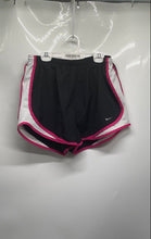 Load image into Gallery viewer, Nike Womens Dri-Fit Tempo Black & Pink Drawstring Running Athletic Shorts Size L