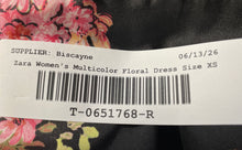 Load image into Gallery viewer, Zara Womens Multicolor Floral Spaghetti Strap V-Neck Long Maxi Dress Size XS