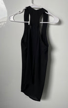 Load image into Gallery viewer, Express Womens Black Embellished Deep Scoop Neck Racerback Tank Top Size Small