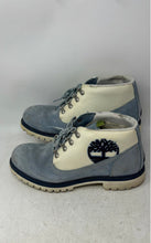 Load image into Gallery viewer, Timberland Mens Campsite Beige Blue Suede Waterproof Chukka Boots Size 10M