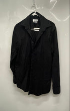 Load image into Gallery viewer, Calvin Klein Mens Black Wrinkle Free Regular Fit Dress Shirt Size M 15.5 32/33