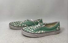 Load image into Gallery viewer, Vans Womens Era White Green Checkered Lace-Up Low Top Sneaker Shoes Size 8