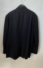 Load image into Gallery viewer, Geoffrey Beene Mens Blue Long Sleeve Notch Lapel Two-Button Blazer Size 46L