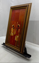 Load image into Gallery viewer, Wood Home Decor Wall Hanging Square Framed African Figures Art Painting