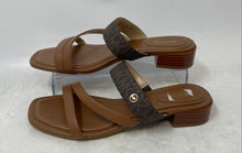 Load image into Gallery viewer, Michael Kors Womens Brown Open Toe Slip-On Slide Sandals Size 6.5M