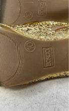 Load image into Gallery viewer, Bongo Womens Gold Tone With Glitter Stiletto Heel Ankle Booties Size 10