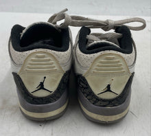 Load image into Gallery viewer, Authentic Nike Kids Air Jordan 3 Retro White Gray Sneaker Shoes Size 8C Worn