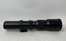 Load image into Gallery viewer, Opteka 500mm f/8 Platinum Series Black Manual Focus Super Telephoto Lens In Box