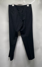 Load image into Gallery viewer, Hugo Boss Mens Black Flat Front Slash Pocket Straight Leg Dress Pants Size 32R