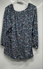 Load image into Gallery viewer, Michael Kors Womens Multicolor Paisley Print Pullover Blouse Top Size L