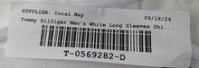 Load image into Gallery viewer, Tommy Hilfiger Mens White Athletic Fit Stretch Long Sleeve Dress Shirt Size 2XL