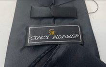 Load image into Gallery viewer, Stacy Adams Mens Black Keeper Loop Adjustable Formal Pointed Tie