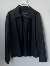 Load image into Gallery viewer, Kenneth Cole Mens Black Spread Collar Long Sleeve Full-Zip Jacket Size Medium