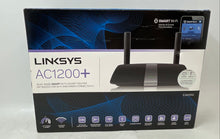 Load image into Gallery viewer, Linksys AC1200+ Dual Band Smart Internet Wi-Fi Gigabit Router Not Tested