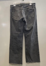Load image into Gallery viewer, Zara Womens Gray Denim Medium Wash Stretch Pockets Wide-Leg Jeans Size 6
