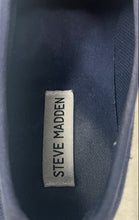 Load image into Gallery viewer, Steve Madden Womens Elore Navy Blue Lace-Up Platform Sneaker Shoes Size 8M
