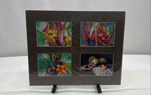 Load image into Gallery viewer, Home Decor Wall Hanging Four Tropical Themed Art Print Of Coconuts And Trees