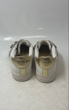 Load image into Gallery viewer, Michael Kors Womens Kenna FT20L White Golden Slip-On Sneakers Shoes Size 7.5 M