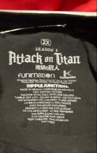 Load image into Gallery viewer, Ripple Junction Mens Black Crew Neck Short Sleeve Pullover T-Shirt Size 2X