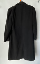 Load image into Gallery viewer, Bert Pulitzer Mens Black Long Sleeve Notch Lapel Overcoat Jacket Size 48R