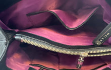 Load image into Gallery viewer, Antonio Melani Womens Black Leather Inner Pockets Travel Mini Shoulder Handbag