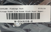 Load image into Gallery viewer, Vintage Kodak Cine-Kodak Black Silver Royal 16mm Movie Magazine Camera