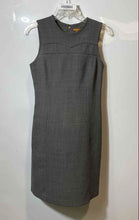 Load image into Gallery viewer, Tory Burch Womens Gray Sleeveless Crew Neck Back Zip Sheath Dress Size 2