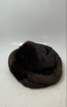 Load image into Gallery viewer, Lenore Marshall New York Womens Brown Faux Fur Lined Classic Beret Hat