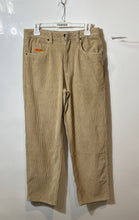 Load image into Gallery viewer, Empyre Womens Khaki Cotton Relaxed Loose Fit Flat Front Chino Pants Sz 28 W/Tag