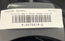 Load image into Gallery viewer, Fiorillo Mens Black Cashmere Single-Breasted Two-Button Blazer Jacket Size 56