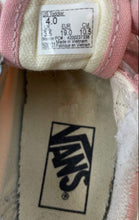 Load image into Gallery viewer, Vans Kids Old Skool V 508731 Pink White Low Top Hook & Loop Sneaker Shoes Size 4